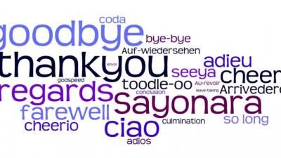 Farvel på mange sprog